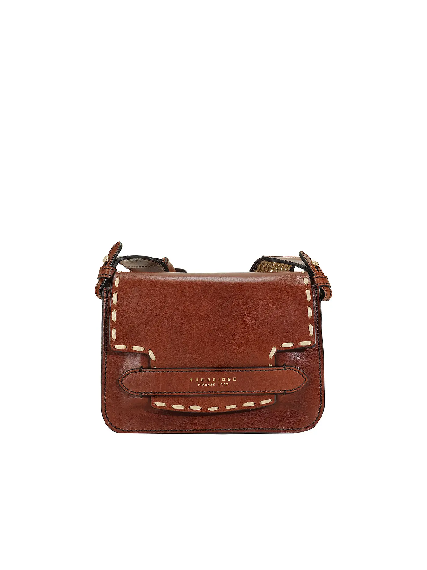 THE BRIDGE | Ledertasche - Mini Bag LUCREZIA WOW | braun